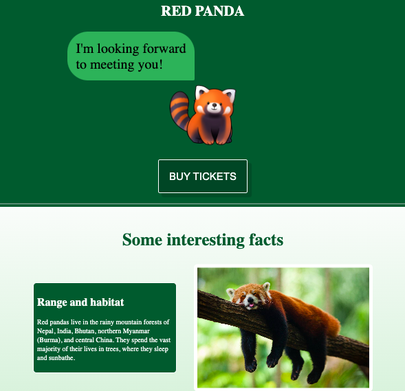 Red Panda project preview